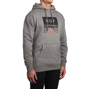 新品送料無料 HUF Stoops 84 pullover / gray ハフ メンズ 長袖 フードパーカー グレー スウェット M L