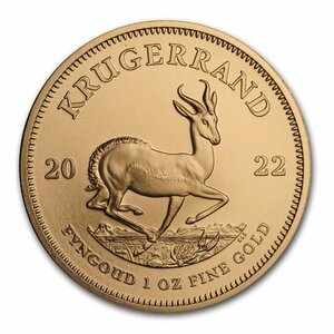 [保証書・カプセル付き] 2022年 (新品) 南アフリカ「クルーガーランド」純金 1オンス 金貨