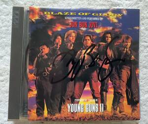 JON BON JOVI/ジョンボンジョヴィBLAZE GLORY サイン入りCD BON JOVI