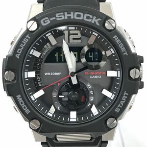 美品 CASIO カシオ G-SHOCK ジーショック G-STEEL 腕時計 GST-B300-1 ソーラー モバイルリンク カーボンコアガード 動作確認済 箱付き