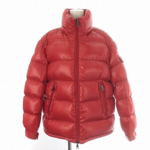 モンクレール MONCLER 20AW MAIRE マイレ ダウン ジャケット スタンドカラー ジップアップ ワッペン 2 M 赤 レッド F20931A57600 /IR ■GY1