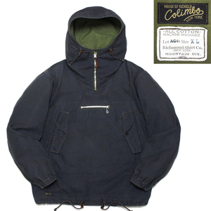 完売レアXL! COLIMBO コリンボ MINNEWASKA ANORAK 希少 ブラック♪ ミネワスカ アノラック スモック freewheelers マッコイ RAF n1パーカー