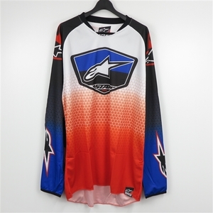 ◇Alpinestars/アルパインスターズ レーサー ジャージ スーパーマチック 赤/青/白 XLサイズ 未使用 (3761517-307-XL)