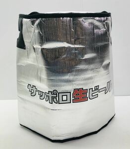 ★★送料無料★★ ビールサーバー用 サッポロビール 樽 保冷ケース 10L W300×D300×H460(㎜) アサヒ・サッポロ 中古 アルミ