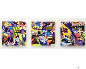 即発送 松山智一 Blind Critical Mass ED50 額装済み TOMOKAZU MATSUYAMA ロッカクアヤコ 奈良美智 花井祐介 村上隆 Kaws kyne Tide