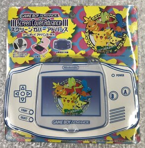 ★未開封当時物 クリア GBA ゲームボーイアドバンス スクリーンカバーアドバンス ポケットモンスターAG ポケモン グッズa