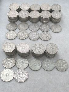 ●日本 昭和32年 47枚 昭和33年 109枚 100円 百円 鳳凰 硬貨 銀貨 貨幣 古銭 15600円分 1957年 1958年 まとめ アンティーク コレクション●