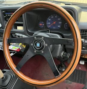 1スタ〜 当時物 NARDI GARA 4 ウッドステアリング 希少 な 廃盤 モデル クラシック classic な 雰囲気 ナルディ NARDI