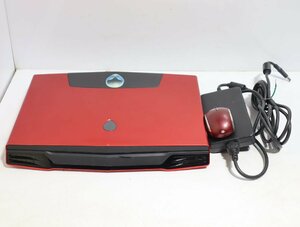 100☆DELL ALIENWARE M17x Core2Duo メモリ4GB HDD250GB アダプタつき☆3J-185