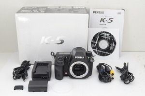 【適格請求書発行】美品 PENTAX ペンタックス K-5 ボディ デジタル一眼レフカメラ 元箱付【アルプスカメラ】240410q