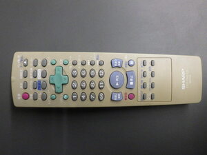 中古 SHARP シャープ DVD VHSデッキ レコーダー ビデオデッキ テレビ TV リモコン 型式: NA524JD 管理No.0276