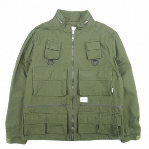 未使用品 19ss WTAPS MODULAR JACKET.COTTON.RIPSTOP モジュラージャケット コットンリップストップ 01 カーキ 191BRDT-JKM02/▲X28