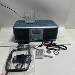 「2FN211」Qriom クリオム　SDラジオカセットレコーダー　CBX-SU803 動作品(240427)