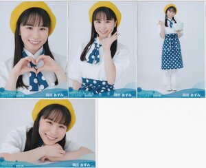 STU48 岡田あずみ 月別 netshop 生写真 2022 8月 2022.08 4種コンプ