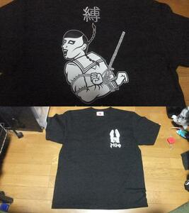 未使用 パンクドランカーズ punkdrunkers Tシャツ 黒 XL LL 縛る 緊縛 縄 SM マゾ エム マゾヒスト マゾヒスト