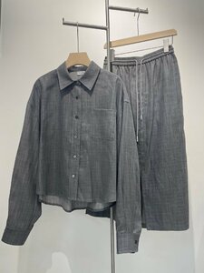 ブルネロクチネリ　BRUNELLO CUCINELLI レディース　セットアップ　2点　ブラウス　ロングスカート　膝丈　S-L　サイズ選択可能　4070