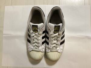 adidas アディダス SUPERSTAR スーパースター ホワイト 26.5cm ジャンク 中古 