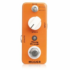 最落無し! Mooer Ninety Orange / a44962　フルアナログ回路により制作されたフェイザーペダル　1円