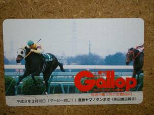 I2007・Gallop　ヤマノタンポポ　競馬　抽プレ　テレカ