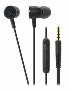 audio-technica iPod/iPhone/iPad専用カナル型イヤホン ブラック ATH-CKL22(中古品)