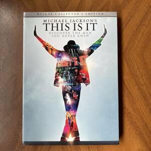 【匿名配送/送料無料】DVD 2枚組 マイケル・ジャクソン THIS IS IT デラックス・コレクターズ・エディション 