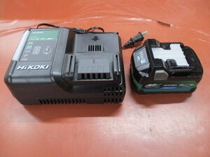 沖縄・離島は発送不可　新品フルセットばらし品　バッテリー、充電器のセット HiKOKI　 BSL36A18BX 1個 充電器　UC18YDL2 1台