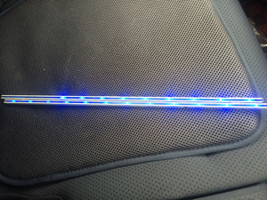 LED イルミネーション ライト 40センチ 自動車 シガソケット