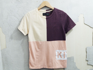 KITH NYC KIDS TEE Tシャツ キス ボックスロゴ 12 サーモンピンク バーガンディ