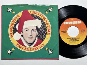 Paul McCartney・Wonderful Christmastime / Rudolph The Red-Nosed Reggae　US 7”