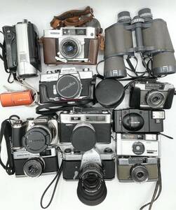 1円〜ジャンクカメラまとめ　フィルムカメラ、デジタルカメラ、望遠鏡　オリンパス、ペンタックス、カシオ、ミノルタ、富士フィルム