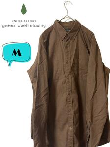 green label relaxing グリーンレーベル　BDシャツ　M