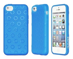 Taranto iPhone5C対応ケース Wave BLU ブルー ソフトタイプのTPU TR-A0551-BLU