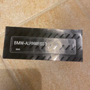 新品未使用　BMW純正 カラーコード　ステッカー　アルピンホワイト