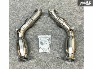 日産 Z33 350Z VQ35DE 前期 フェアレディZ 2002~2007 触媒ストレート ダウンパイプ パイプ径約60φ ステンレス 競技用 新品 即納 在庫あり