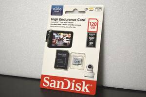 【SanDisk】microSDXC 128GB★SDSQQNR-128G-GN6IA★Class 10_UHS-I Class3_V30_HIGH ENDURANCE(高耐久)★新品未開封