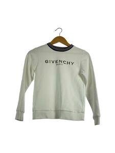 GIVENCHY◆ダメージロゴ/スウェット/12/コットン/WHT