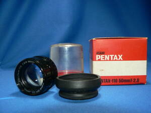 ペンタックス PENTAX-110 1:28 50mm ペンタックス AUTO 110レンズ 現状品PENT-3