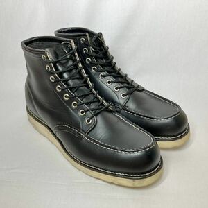 【90s美品】RED WING レッドウイング アイリッシュセッター 8130 ブラック US11 29cm 99年 USA製 刺繍羽タグ 名作 モックトゥブーツ