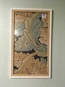 アカンサス　ウィリアム モリス 壁紙　額装　アートフレーム パネルアート 英国インテリア　William Morris