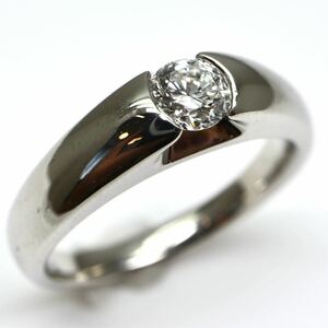 MONNICKENDAM(モニッケンダム)◆Pt900 天然ダイヤモンド リング◆A◎ 8.7g 13.5号 diamond ジュエリーjewelry 指輪 EG6/FA1