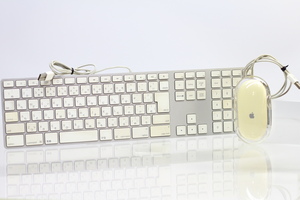 Apple 純正 USB Keyboard テンキー付 (Aluminum) A1243 / Pro Mouse M5769 / 動作確認済