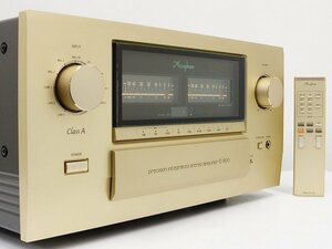 ■□Accuphase E-800 プリメインアンプ 創立50周年記念モデル アキュフェーズ 元箱付(AD-30/DAC-50 同時出品中□■020358002Wm□■