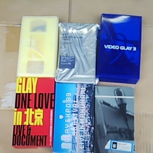 ▲GLAY ビデオ VHS（6本セット）