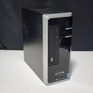 【送料無料】TSUKUMO eX.computer エアロミニ 小型PCケース(Mini-ITX) 160W電源ユニット DVDドライブ搭載