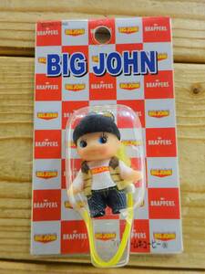 レア　非売品　ＢIG ＪOHN × キューピー　ストラップ　アウトドア風 男の子　ご当地　コスチュームキューピー　キュージョン