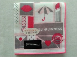 【正規品】Lulu Guinness / ルル・ギネス ガーゼハンカチ gyh-13388