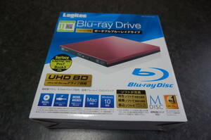 JUNK Logitec USB BUS POWER PORTABLE Blu-ray Drive LBD-PVA6U3VRD ロジテック ブルーレイドライブ マウントしないジャンク品 