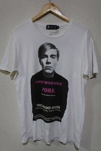 Andy Warhol by HYSTERIC GLAMOUR Tee size L アンディウォーホル ヒステリックグラマー Tシャツ ホワイト