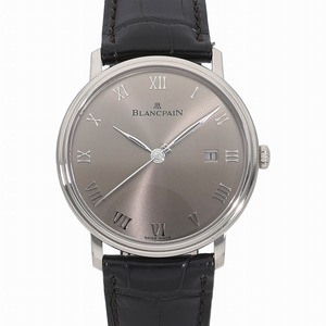 ブランパン ヴィルレ ウルトラ スリム グレー 6651-1504-55B メンズ 中古 送料無料 腕時計【PD】