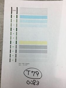 【T79】プリンターヘッド ジャンク 印字確認済み QY6-0083 CANON キャノン PIXUS MG6330/MG6530/MG6730/MG7130/MG7530/MG7730/iP8730